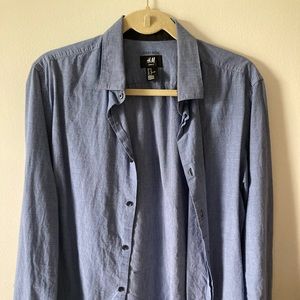 H&M Light Blue Dress Shirt